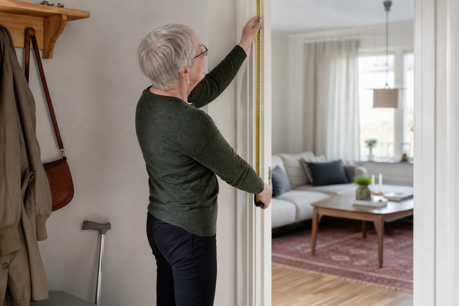 Mät dörrar, trösklar och möbler innan du beställer