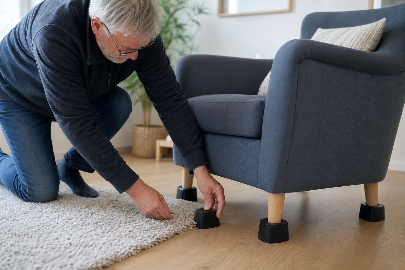 Möbelhöjare – välj höjd och rätt typ av kloss