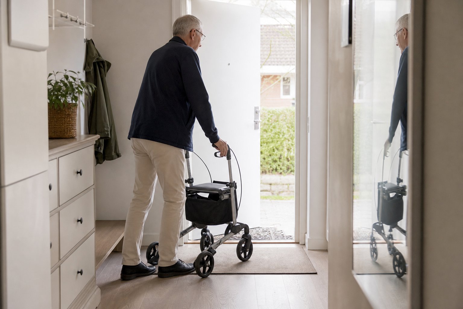 Rollator för längre personer – välj tillräcklig handtagshöjd