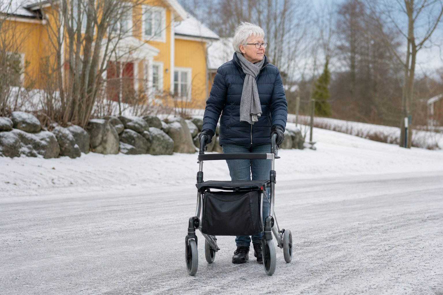 Vinterhjul till rollator – när de är rätt val