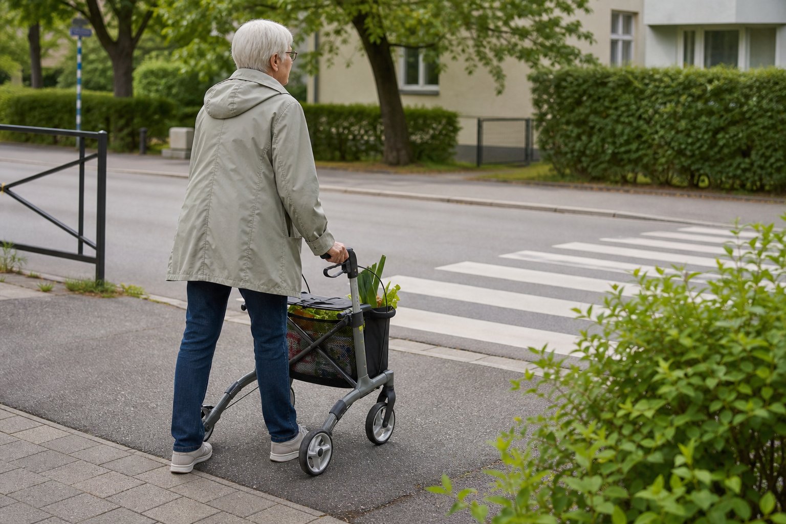 Handla med rollator – välj korg, väska eller shoppingvagn
